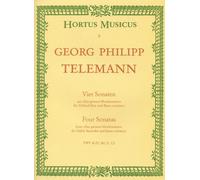 Telemann: 4 Sonatas for Treble Recorder and Basso Continuo (Sheet Music), Barenreiter/Hortus Musicus HM6