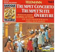 Telemann^Basch^Guttler^Bcm - Baroque Treasuries 4: Telemann Trumpet Cto