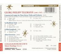 TELEMANN: CONCERTO IN D; LA BOUFFONNE SUITE; GRILLEN-SYMPHONIE; ALSTER-OUVERTURE