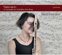 Telemann / Fedotova - Telemann: Twelve Fantasias for Flute without Bass [New CD]