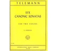 Telemann, Georg Philipp Six Canonic Sonatas TWV 40:118-123. For Two Violins. Published by Internat