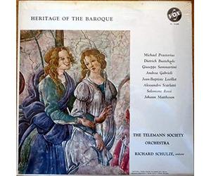 Telemann Society Orchestra|Heritage of The Baroque Volume 1|LP|Vinyl Record (3680)