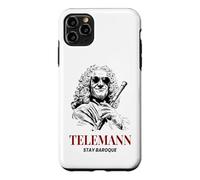 Telemann Stay Baroque Funny Classical Music Composer Case for iPhone 11 Pro Max