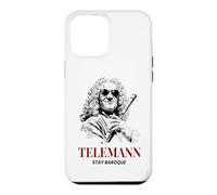 Telemann Stay Baroque Funny Classical Music Composer Case for iPhone 12 Pro Max