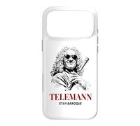 Telemann Stay Baroque Funny Classical Music Composer Case for iPhone 17 Pro Max