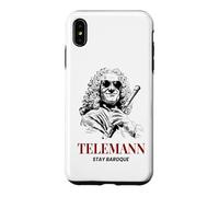 Telemann Stay Baroque Funny Classical Music Composer Case for iPhone XS Max