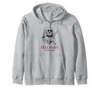 Telemann Stay Baroque Funny Classical Music Composer Zip Hoodie