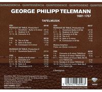 TELEMANN:TAFELMUSIK (QUINTESSENCE) - MUSICA AMPHION/BELDER,PIETER-JAN/ 5 CD NEW