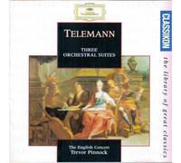 Telemann: Three Orchestral Suites /Pinnock