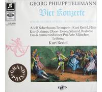 Telemann: Vier Konzerte für Flöte, Oboe, Streicher und Basso continuo [Vinyl LP] [Schallplatte]