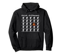 Telemark Skiing Free your Heel - Think Different Ski Pullover Hoodie
