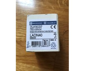 Telemecanique LADN40 Front mount Auxiliary Contact Block with Screw Terminal 4NO