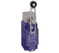 Telemecanique Sensors XCKJ10541H29 Limit Switch with Thermoplastic Roller Lever, Metal, Series XCKJ, Variable Length, Rotary Head, M20 x 1.5 Cable Gland, 1 NC + 1 NO Snap Action Contacts