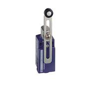 Telemecanique Sensors XCKD2145G11 Limit Switch with Thermoplastic Roller Lever, Metal, Series XCKD, Variable Length, Rotary Head, PG11 Cable Gland, 1 NC + 1 NO Snap Action Contacts