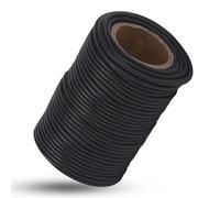 TELENT OUTDOORS 101 Feet Soft Plant Ties Black Plant Twist Ties, Plant ties for Support. for Plants Gardening Office Home, TPR Flexible Garden Ties Supplies with 3mm Diameter