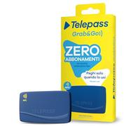 Telepass Grab&Go - Device for Paying Highway Fees Across Italy Without Queues - No Fixed Price, Pay Per Use Model, Charged Activation After Purchase - Toll Device for Italy