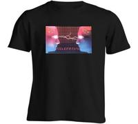 Telepathy 1990 Rave Flyer T Shirt Black M