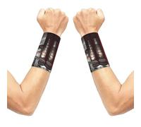 Telephone Booth Elastic Wrist Support, Sports Wristband For Basketball Tennis Golf Gym Workout, 2 Pack
