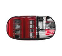 Telephone Booth Print Pencil Pouch for Kids Fun Pencil Case Pouch for Girls Large Pen Case with Zipper, Portable Pencil Bag Holder for School Sudent Teacher Stationery