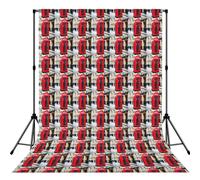 Telephone Boothprint Versatile Photography Backdrop Cloth For Studio Wedding Outdoor Party Photoshoots