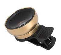 Telephone Camera Lens of 0.45x Wide Angle, 12.5x Macro Mobile Phone Macro Detachable Professional Universal 2 in 1 High Definition for the Tablet for (Gold)