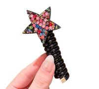 Telephone Cord Hair Band 1pair Adult Telephone Cable Ring Cute Hair Ring Large Frosted Adult Hair Tie Head Ring Children's Telephone Hephone Cable For Women And Girls(232)