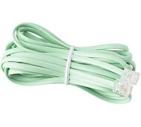 Telephone Cords for Landline Phones - Phone Cords for Landline Phones to Wall Jack - Superb Sound Quality, Sturdy Materials - Earth Day Green, Compatible with RJ11 Phone Jack (25ft Phone Cord)