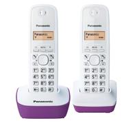 TELEPHONE FIXE PANASONIC TELEPHONE DECT DUO Pourpre