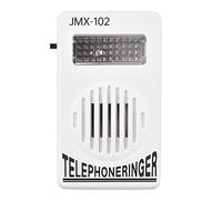 Telephone Ringers Amplifier with Strobe Light Hearing Impaired Phone Light Adjustable Volume with Back Side Hole 6P2C Connector