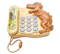 Telephone Toy - Cartoon Dinosaur Pretend Play Telephone, Story Machine Learning Tooys, Educational Telephoone, Engaging Phonne , Letter & Number Learning, Fosters Parent-Child Interaction