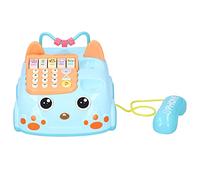 Telephone Toy, Phone Model Pretty Music Pretty Design for 18 Month Above (Blue)