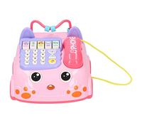 Telephone Toy, Phone Model Pretty Music Pretty Design for 18 Month Above (Pink)