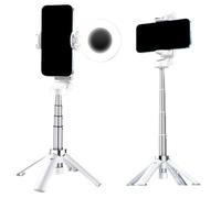 Telephone Tripod with Remote Control, Phone Holder, Extendable Phone Holder - Rotating Travel Tripod Video Recording Your Perfect Photo Under Angles with