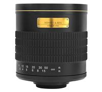Telephoto Mirror Lens, Camera Prime Lens Alloy Housing for EF Mount (Black)