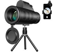 Telephoto Zoom Monocular Telescope High Performance Monocular with Smartphone Holder for Adult Bird Watching Outdoor Travel Sightseeing