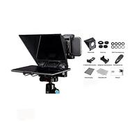 Teleprompter, CT2 Mini Teleprompter 8 Inch Portable Supports Under 8" Smartphone Tablet Prompting Smartphone Camera, Online Teaching Live Streaming