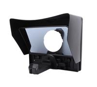 Teleprompter for Smartphone Tablet, 10inch Folding Portable Teleprompter with Remote Control, Wide Angle Lens for DSLR Camera Video Record, APP for IOS