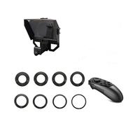 Teleprompter Mini Teleprompter Portable Inscriber Mobile Artifact Video With Remote Control For Phone Wide Device Compatibility(XT-3)