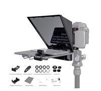 Teleprompter, Portable 8 Inch Teleprompter Supports Under 8" Shooting Smartphone/Tablet Prompting Remote, Online Teaching Live Streaming