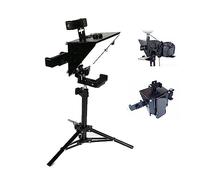 Teleprompter, Portable Prompter Smartphone Teleprompter For News Live Interview Speech For DSLR Cameras/Mobile Phone, Online Teaching Live Streaming