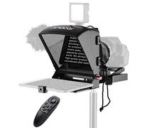 Teleprompter Portable Smartphone Teleprompter Artifact Video,Compatible with Control Smartphone/Tablet/DSLR Camera,Video Recording Live Streaming Interview Presentation Stage Speech