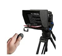 Teleprompter, Portable Teleprompter Kit For Smartphone/Tablet/DSLR Camera Video Recording Live Streaming With Lens Adapter Ring, Online Teaching Live Streaming
