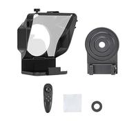 SOFTTO Teleprompter PT-15 Smartphone DSLR Camera Teleprompter With Remote For Video Recording Live Broadcast Streaming Interview Wide Device Compatibility(For Phone)