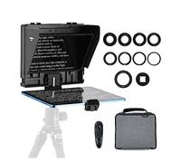Teleprompter, T13 Smartphone/Camera Recording Streaming Support Horizontal Vertical Shooting