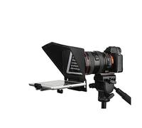 Teleprompter, T2 Teleprompter For 8 Inch Mobile Phone Tablet PC SLR Camera Portable Live Broadcast Equipment Mobile, Online Teaching Live Streaming
