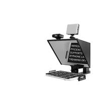 Teleprompter, Teleprompter 13 Inch Portable Supports Under 13" Smartphone Tablet Prompting Smartphone Camera, Online Teaching Live Streaming