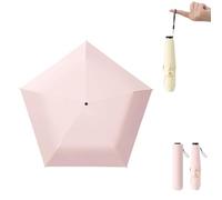 Telerbo-Tech Mini Pencil Umbrella UPF 50+ Compact Windproof Travel Parasol | UPF 50+ Sun Protection, Windproof, Compact Design, Travel Parasol, Mini Pencil Style