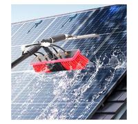 Teles Solar Panel Cleaning Brush - 4.6m Extendable Solar Cleaner for Photovoltaic Panels &, Efficient Dust & Dirt Removal Tool, Adjustable Length for Easy Use