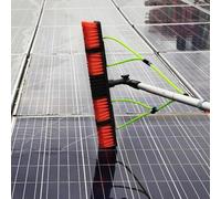 Teles Water Supply Window Cleaning Brush Kit - Rotating Solar Panel Cleaner for Home Use Photovoltaic Panel Cleaning Equint Efficient s Cleaning Tool
