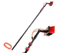 Teles Window Cleaner Kit - 18FT Extendable Pole & Adjustable Brush Head for Effortless Window, Solar Panel & Roof Cleaning - Water Fed Teles Brush System